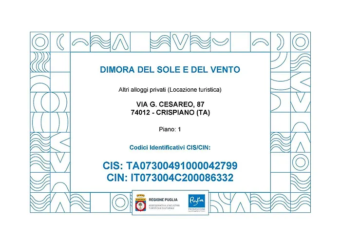 Апартаменты Dimora Del Sole E Del Vento